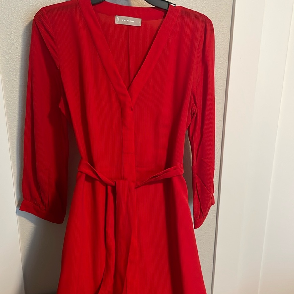 Everlane Red Midi Dress